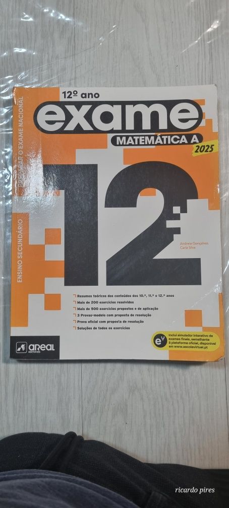 Exame matemática 12° matematica A
