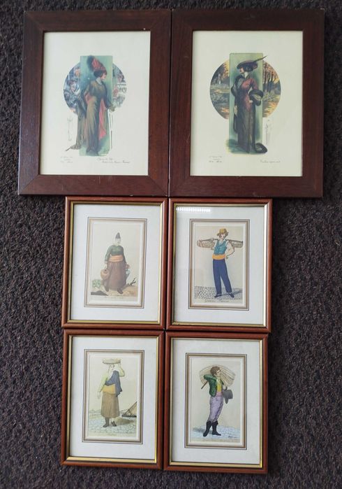 Lote de Quadros Antigos, com lindas Gravuras