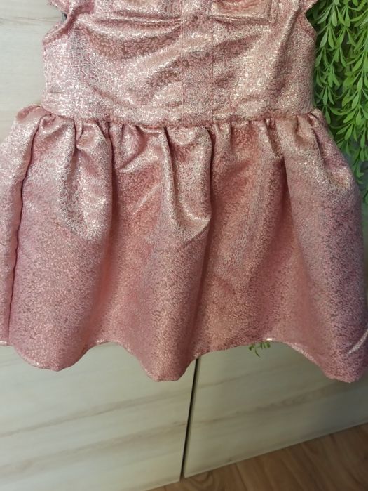 Sg Piękna sukienka 86 , 92 wizytowa balowa urocza sukienka 86 , 92