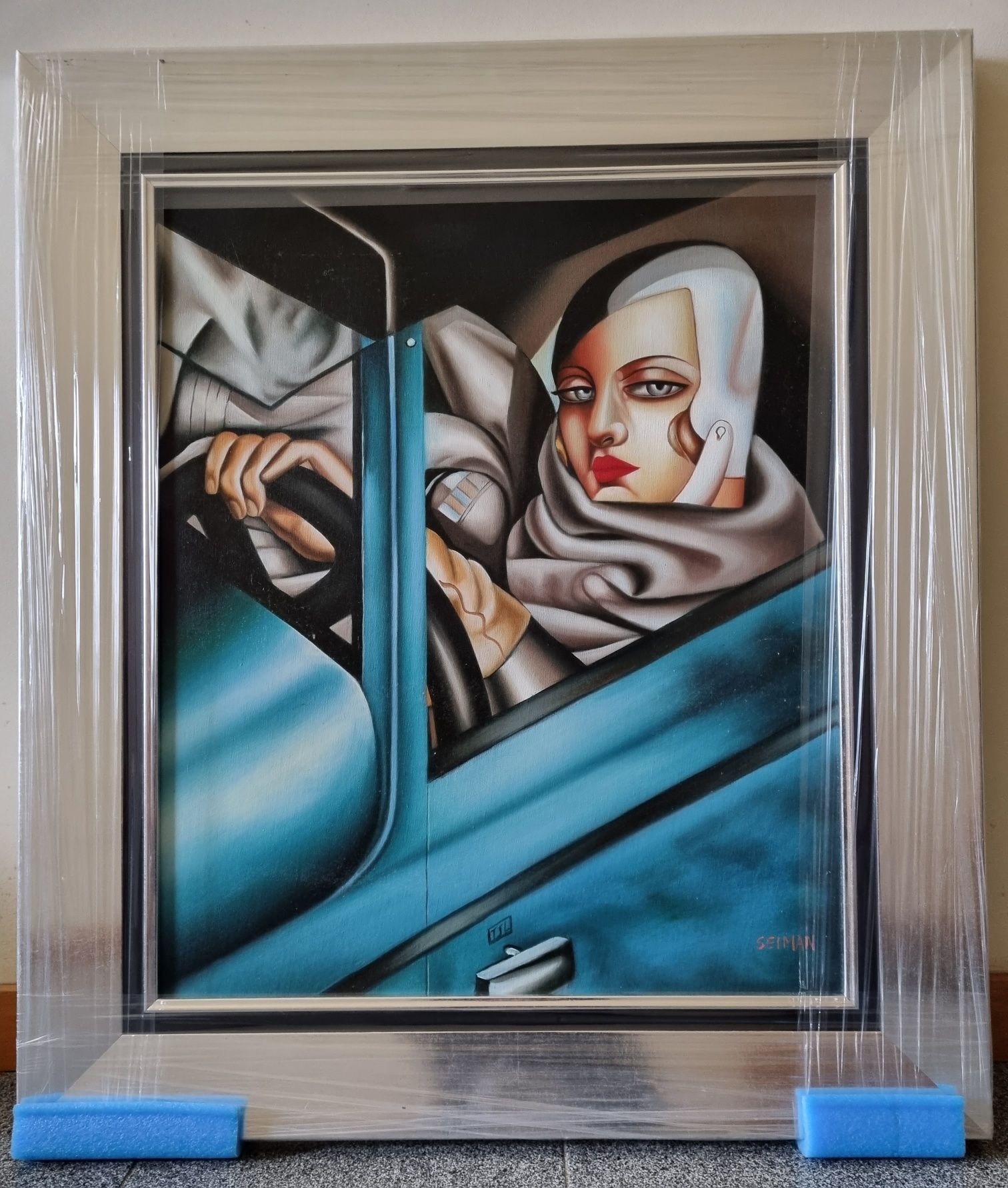 Pintura a óleo Tamara Lempicka