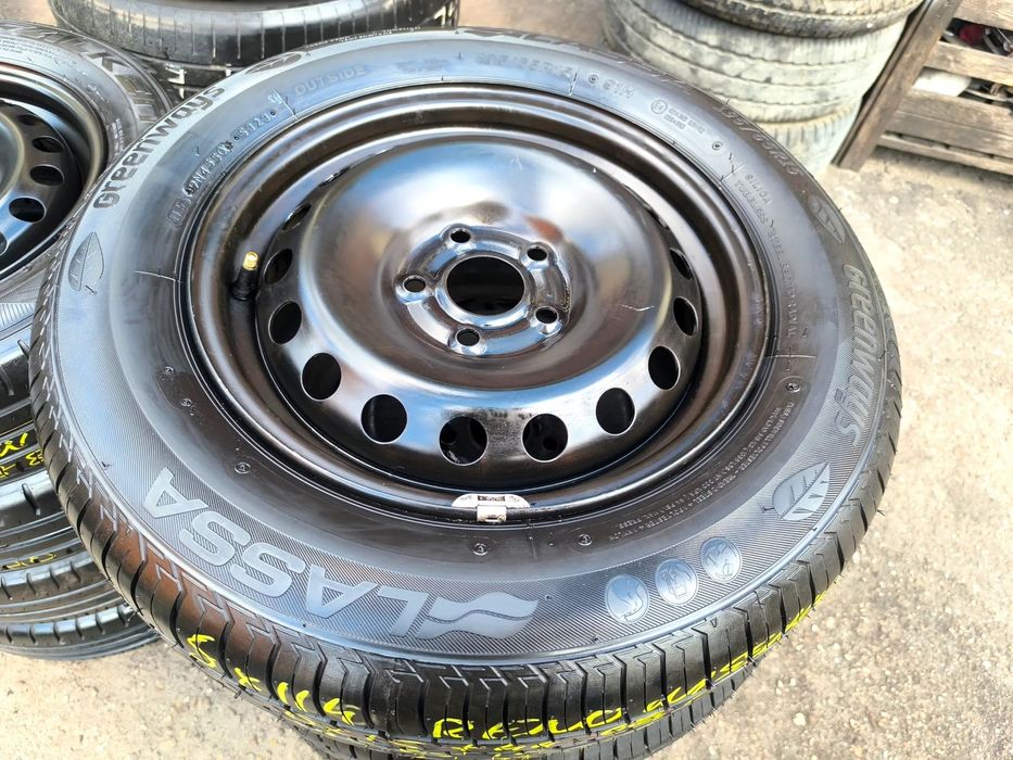 5x108 Felgi Stalowe Stal 15 Koła Letnie Lato RENAULT KANGOO II 2 Mercedes Citan W415 SAFRANE LAGUNA I 23r. Legnica ALU-RAD NOWE 8mm 195/65