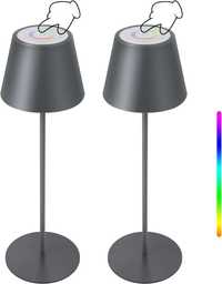Lampy led stojące bezprzewodowe RGB 2 sztuki