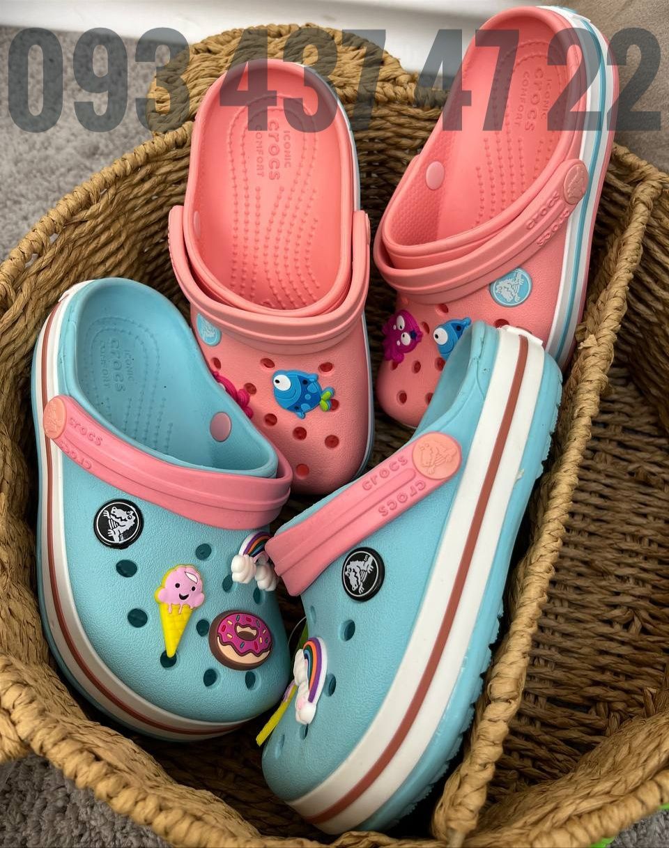 Топ Продажів Crocs Дитячі Крокси Сабо Crocband Kids Усі розміри Crocs