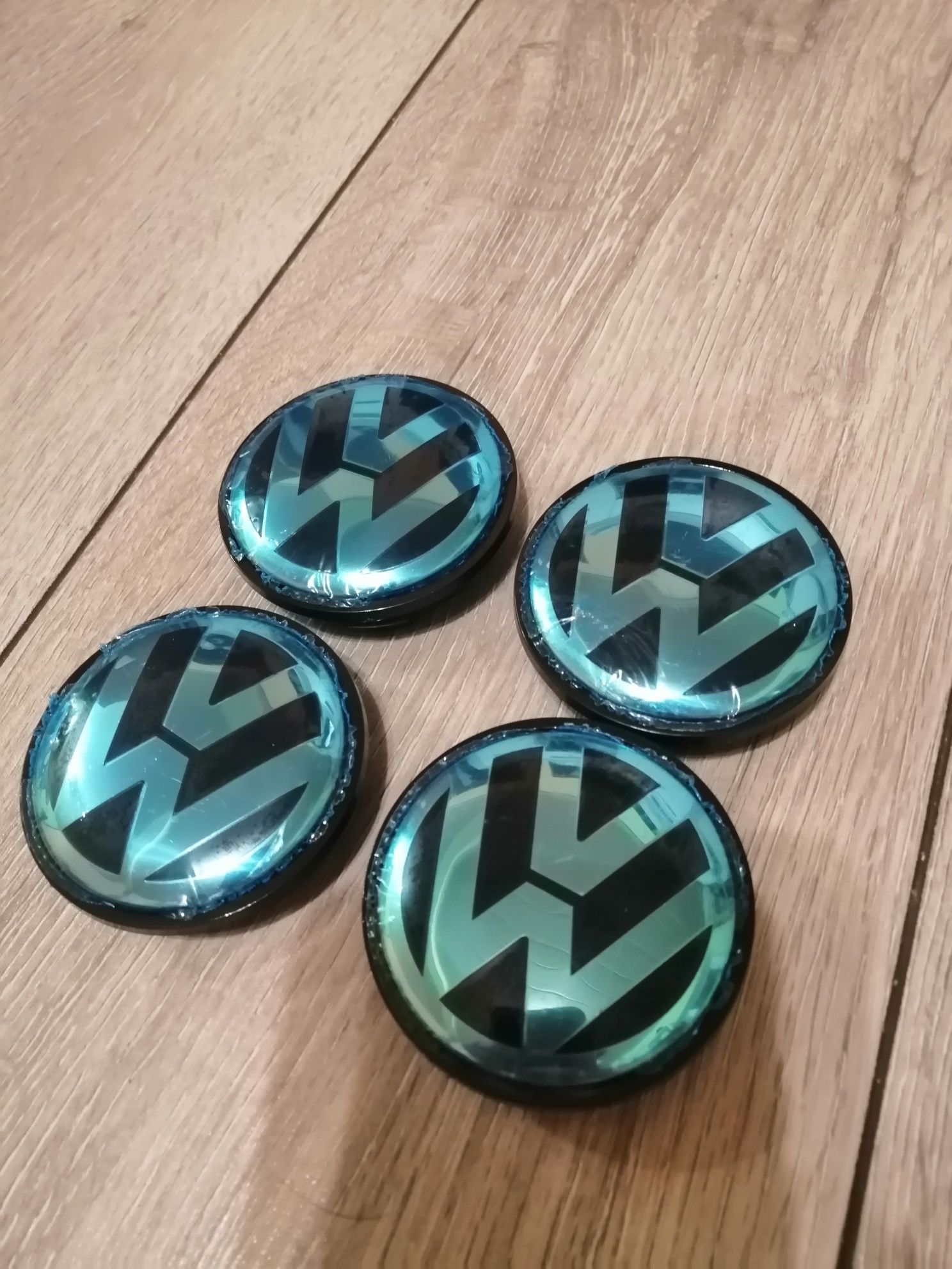 Nowe! Dekielki VW 65mm / 56mm Volkswagen Kapselki Emblematy Felgi Znac