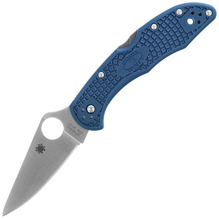 Nóż składany Spyderco Delica 4 Cobalt Blue FRN, Satin CPM SPY27 by Sal