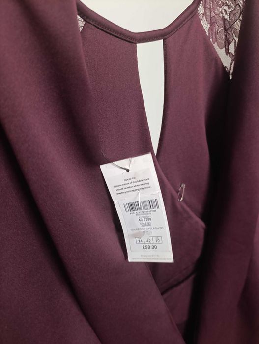 Nowa sukienka koktajlowa Lipsy London rozmiar 42