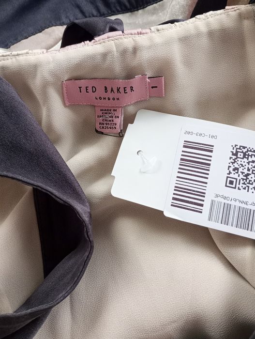 Ted Baker London Jedwabna sukienka 36 mini wesele randka impreza