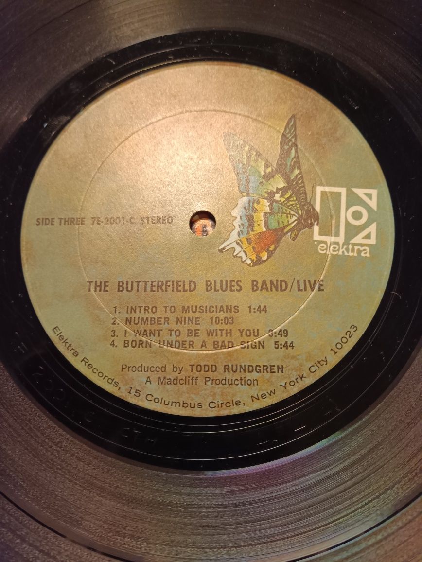 Butterfield Blues Band Live Vinyl 1970