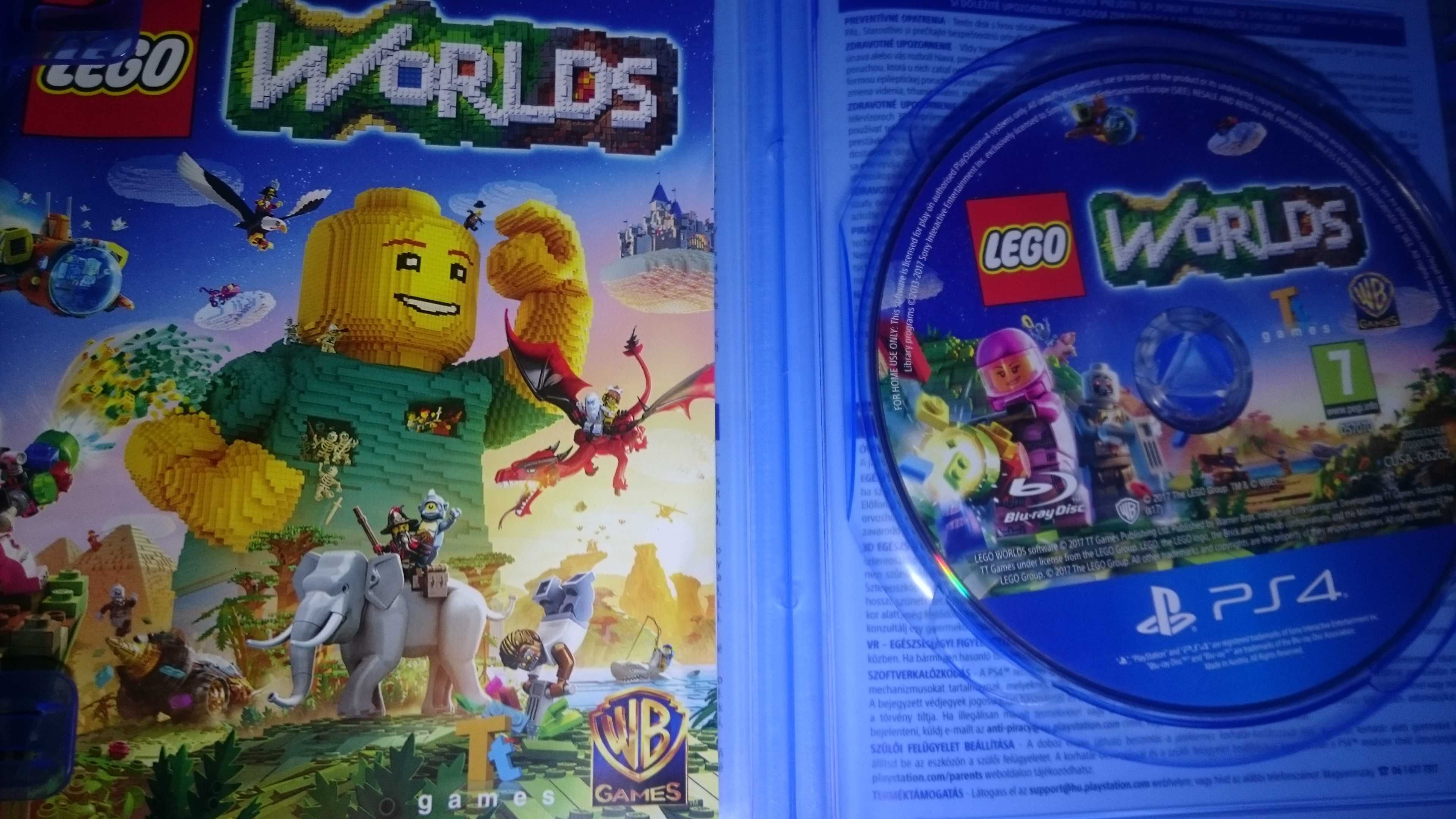 Lego worlds ps4 playstation 4 POLSKA minecraft rayman little big 3