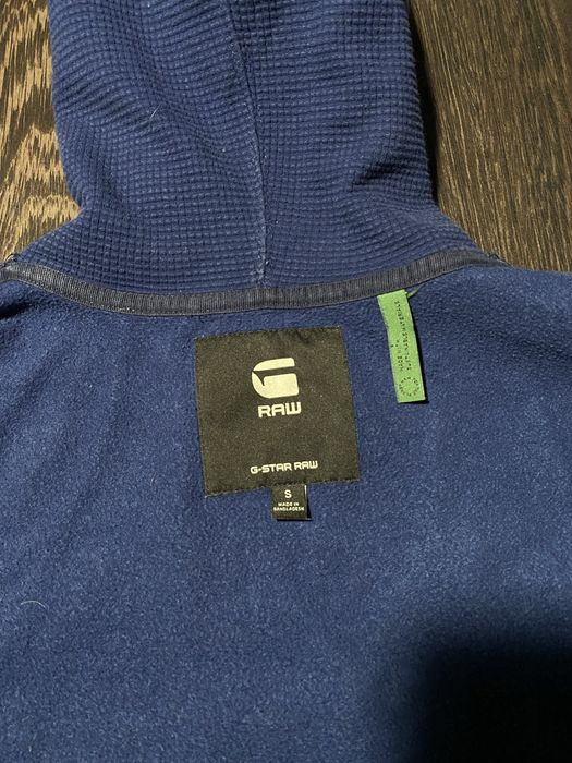 Мужской свитер, худи G-Star Raw синего цвета, размер S-M