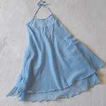 Vestido     azul