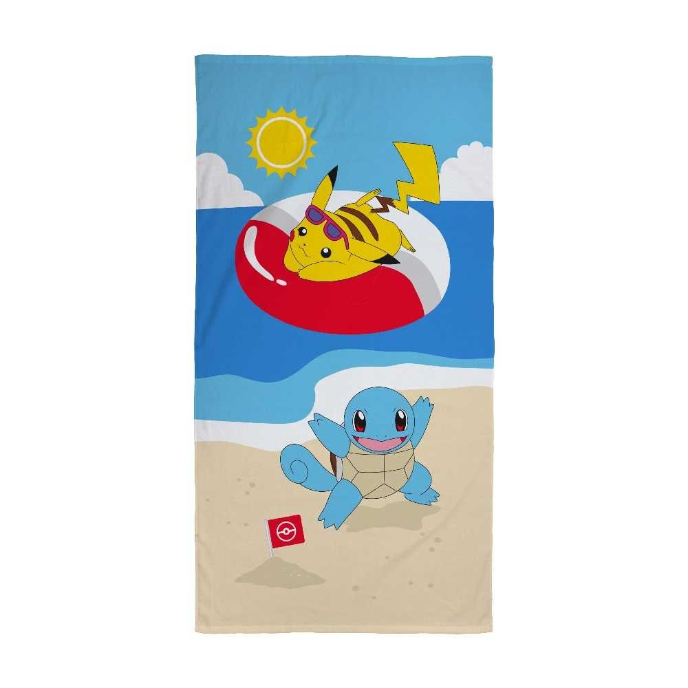 Ręcznik bawełniany 70x140 Pokemon wakacje