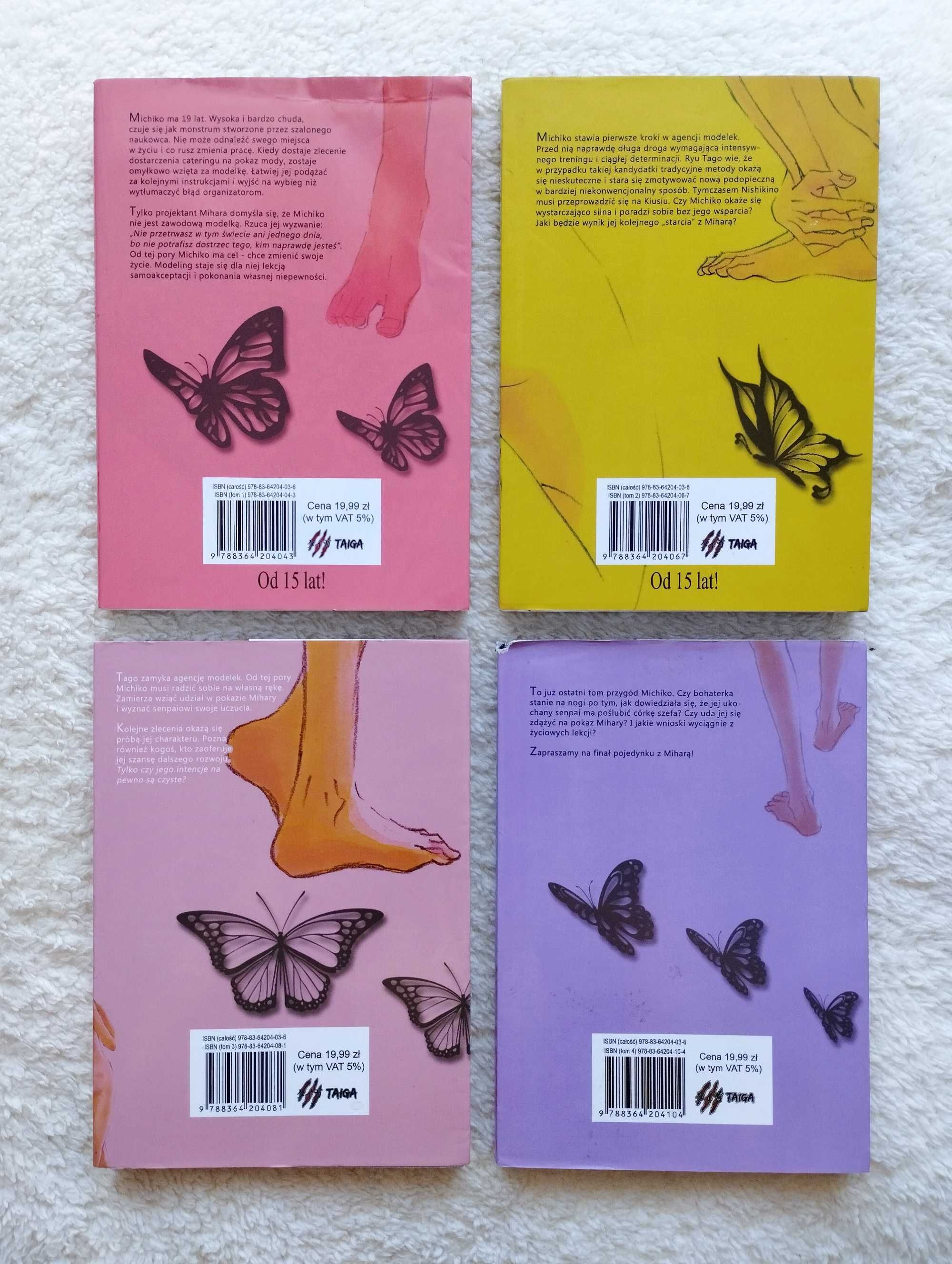 Manga "Walkin' Butterfly" - Chihiro Tamaki, tomy 1-4 (komplet)