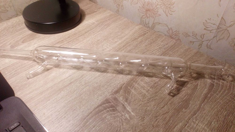 Двойная колба минзурка пробирка емкость для хим опытов