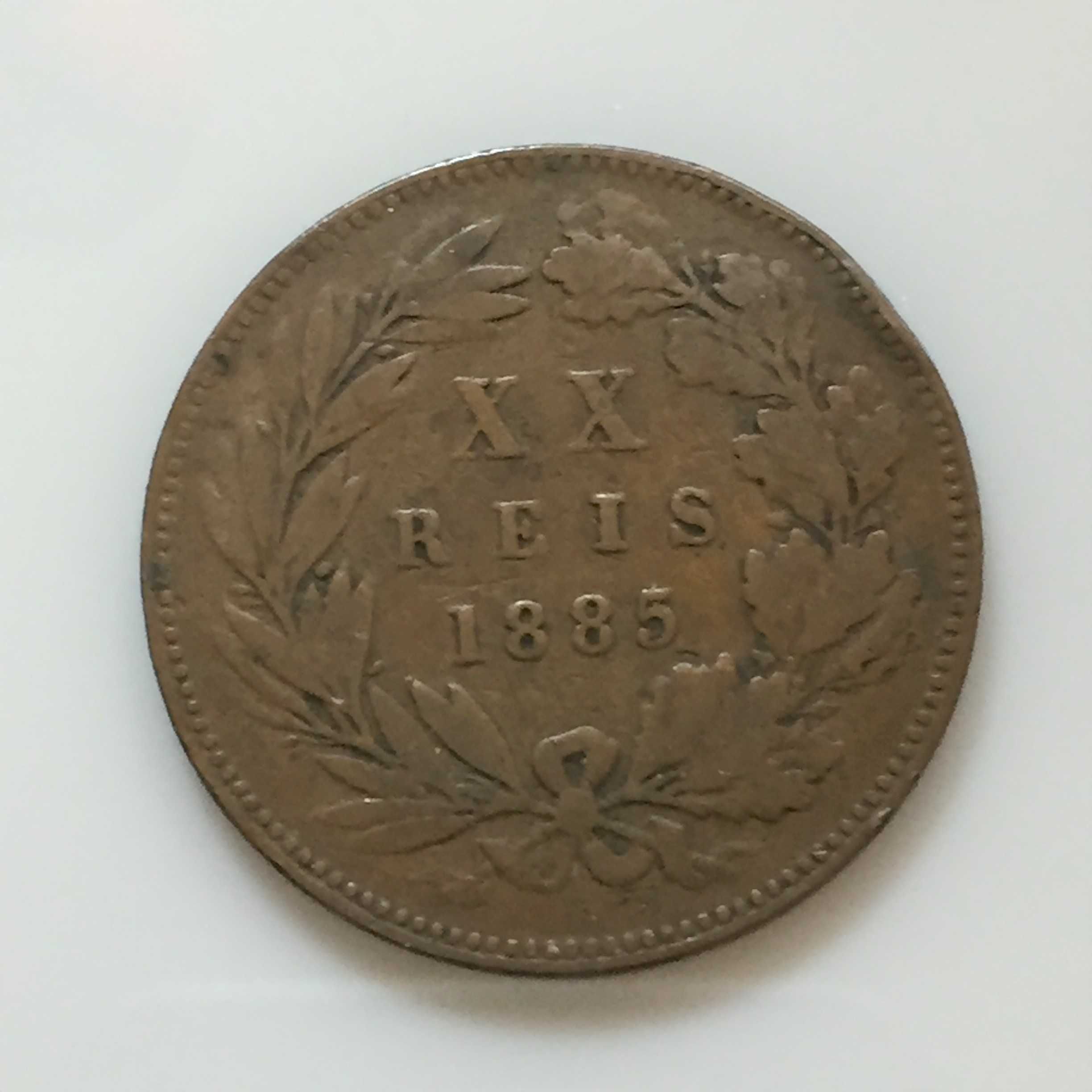 20 Réis 1885 - D. Luiz I