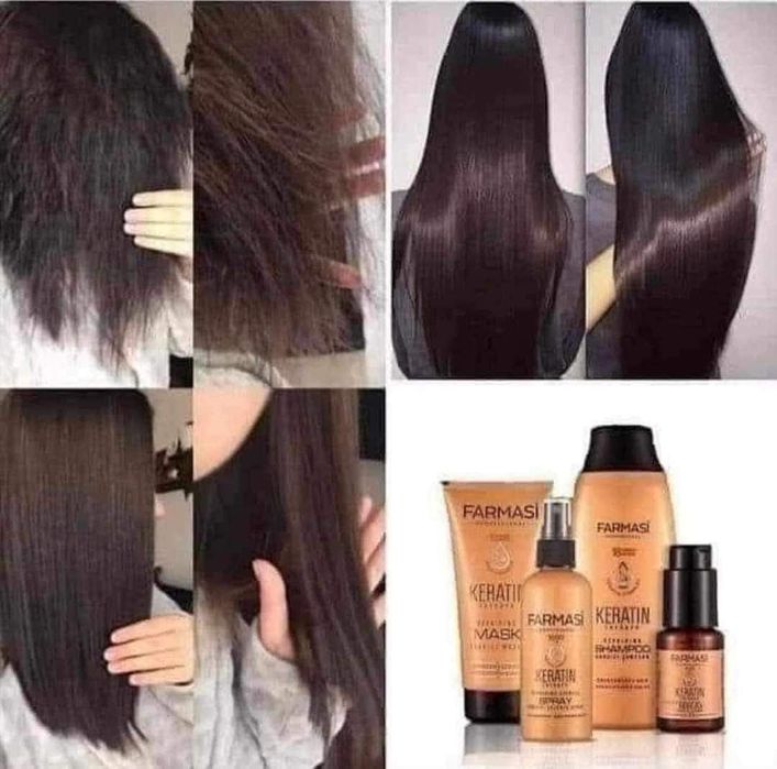 Zestaw keratynowy do włosów