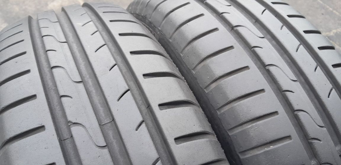 Opony Letnie 165÷65÷15÷.Firma DUNLOP.7,5 mm.Cena 55 zł szt.ZAPRASZAM.