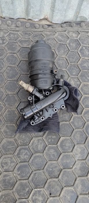 Корпус масляного фільтра Audi q7 4m A6 a7 ауді ку7 кю7 3.0tdi crtc