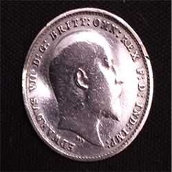 Wielka Brytania 3 pensy, 1905 Stan III – Bardzo piękny (BP)