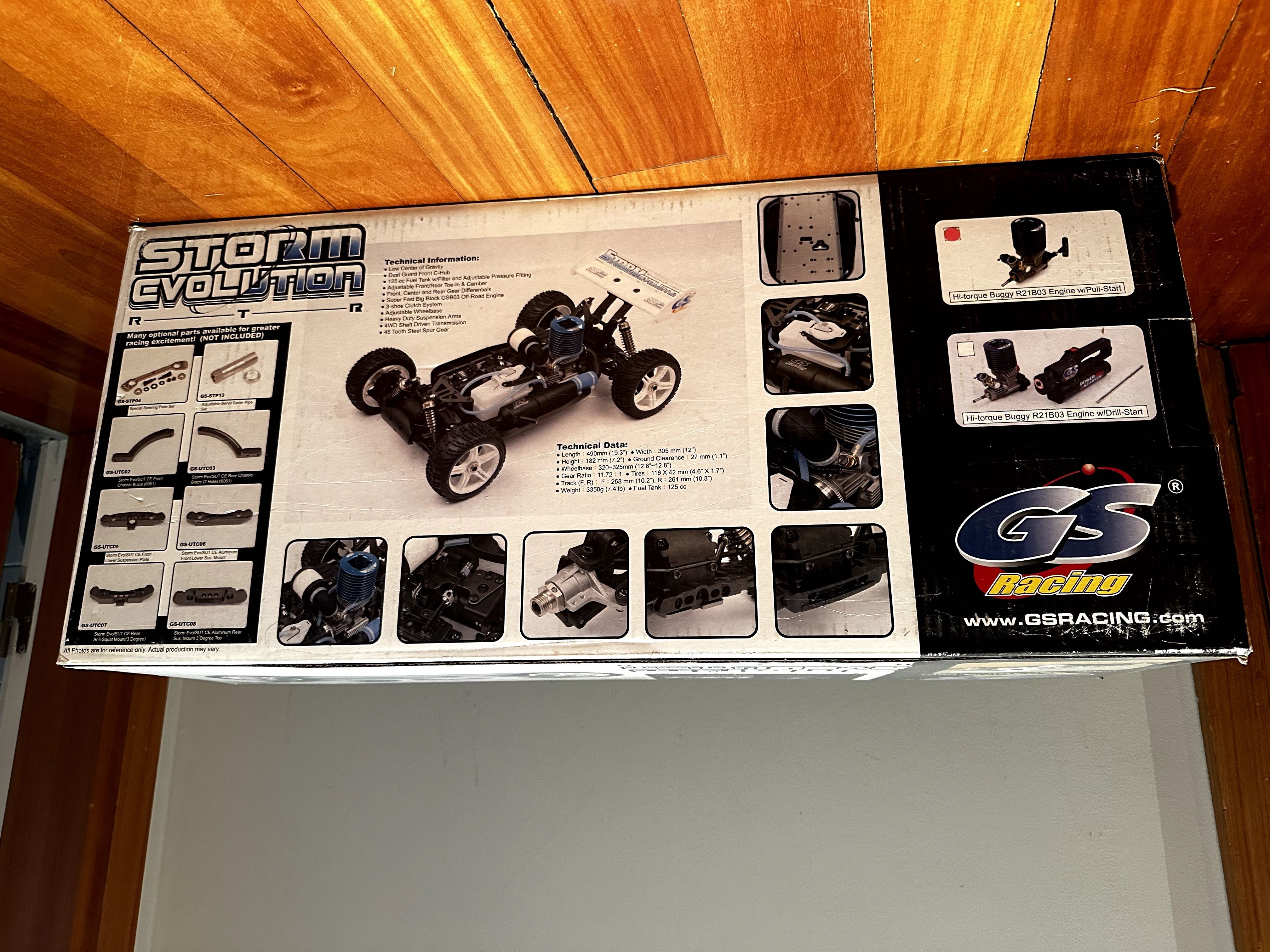 GS-STORM EVO Storm Evolution RTR Buggy 1/8 RC car