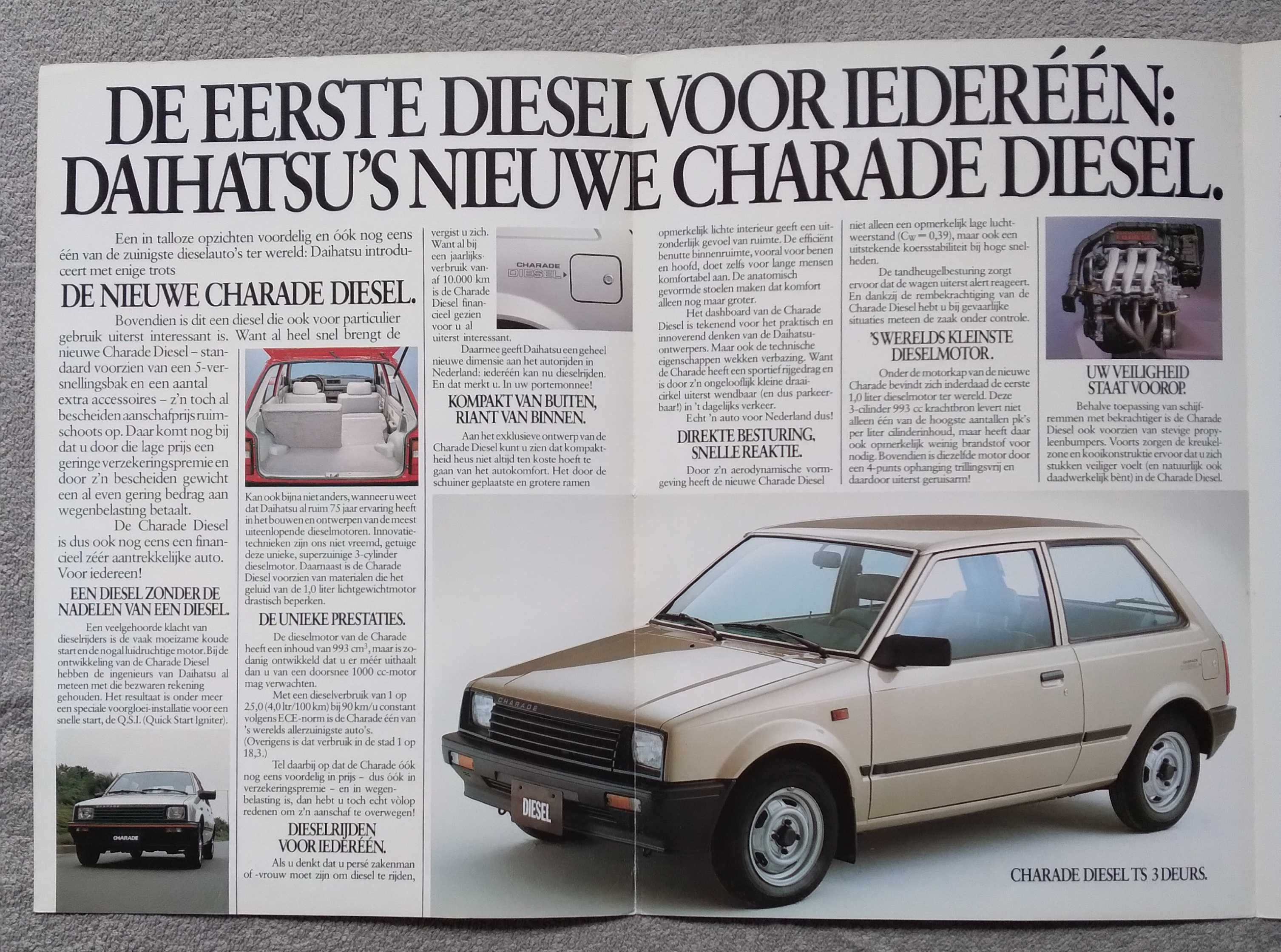 Prospekt Daihatsu Charade Diesel