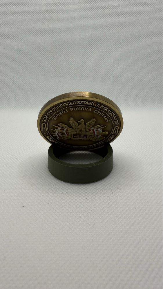 Stojak na coin pamiątkowy, monetę pamiątkową