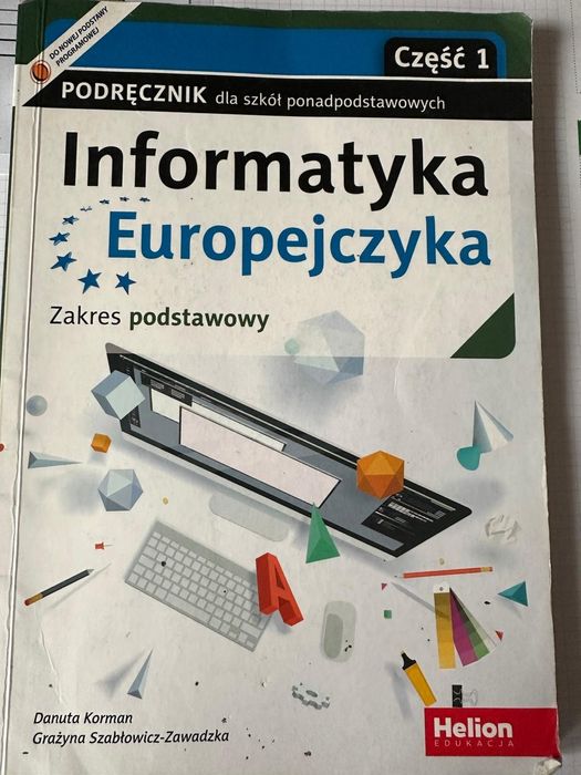 INFORMAATYKA EUROPEJCZYKA Podręcznik do informatyki nowa podstawa pro