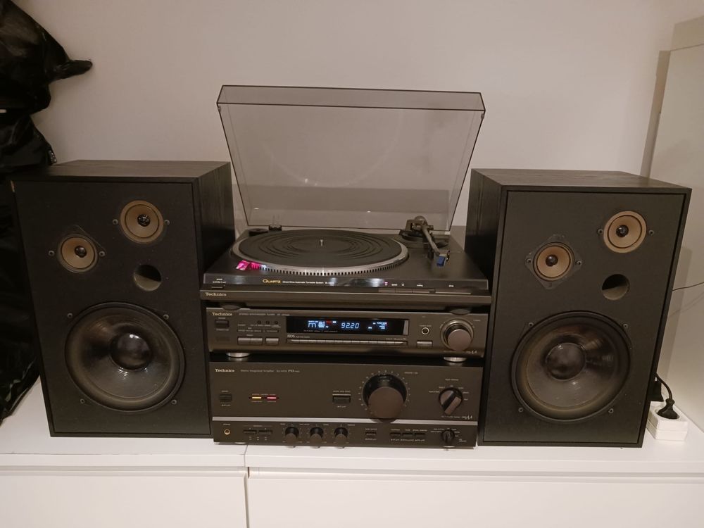 Technics zestaw 3 elementów + głośniki Pilot