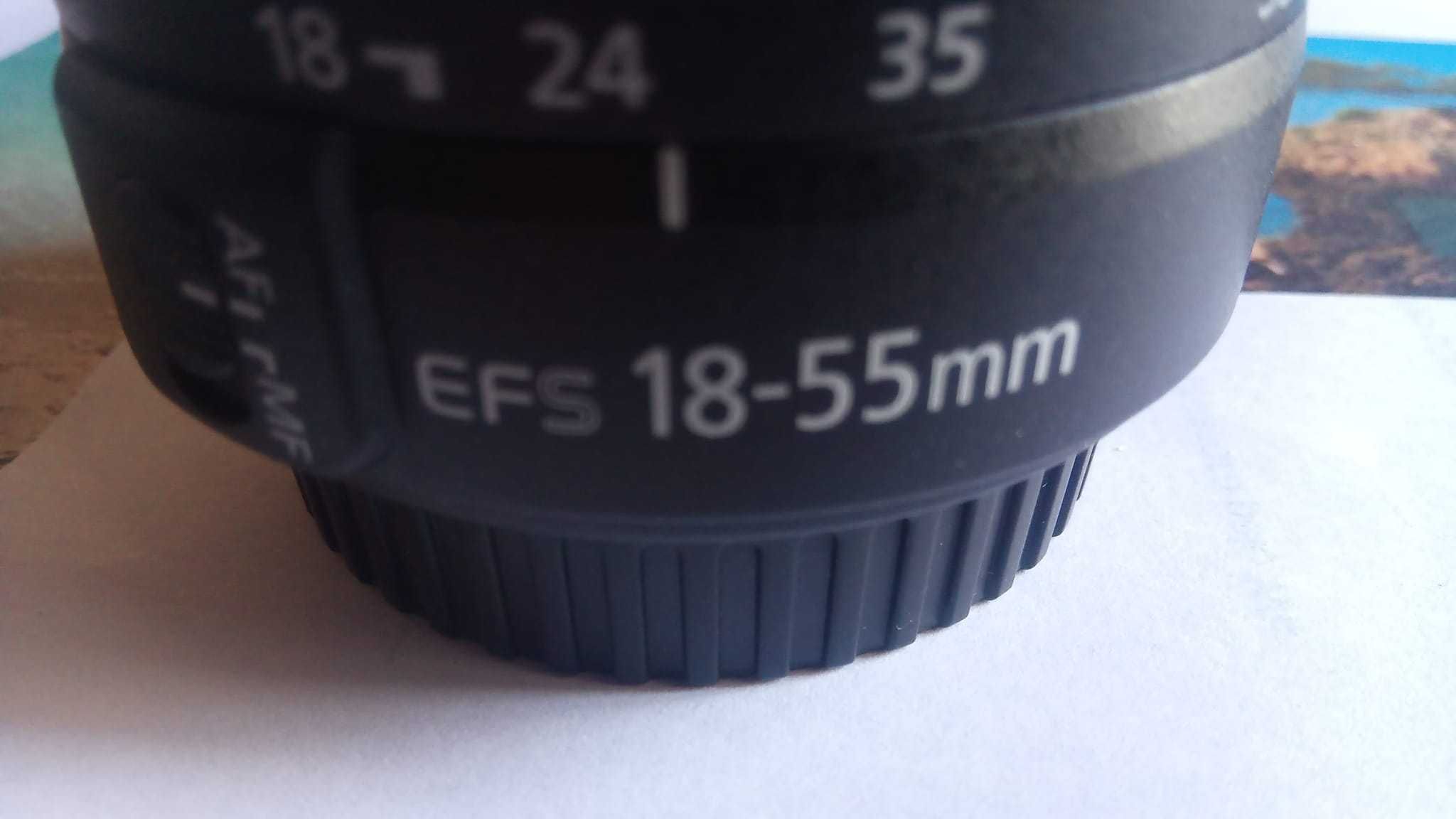 Objectiva lente Canon EFS 18-55mm