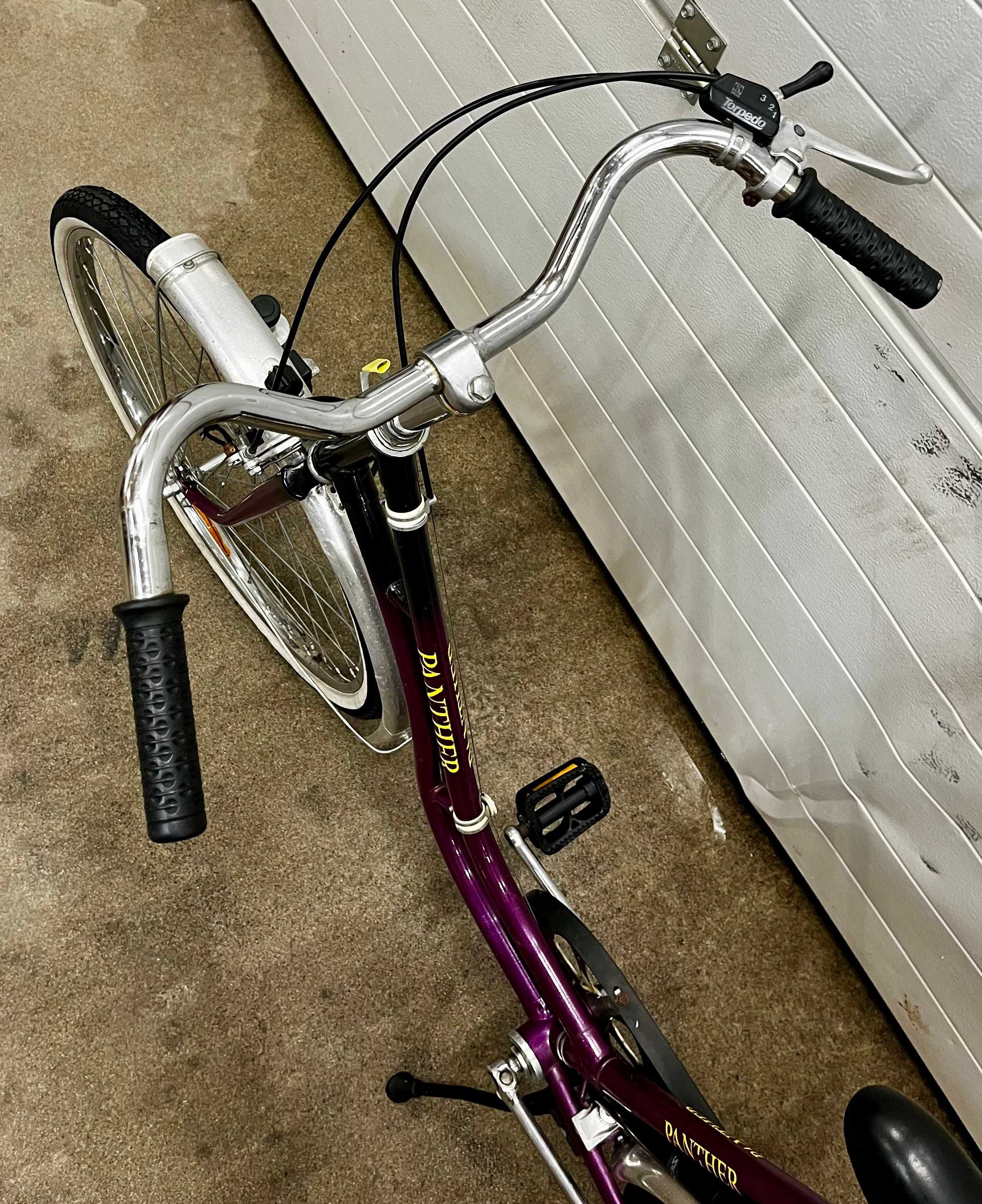 Rower retro - PANTHER 1896 - 26 cali Torpedo SACHS 3-biegowy - vintage