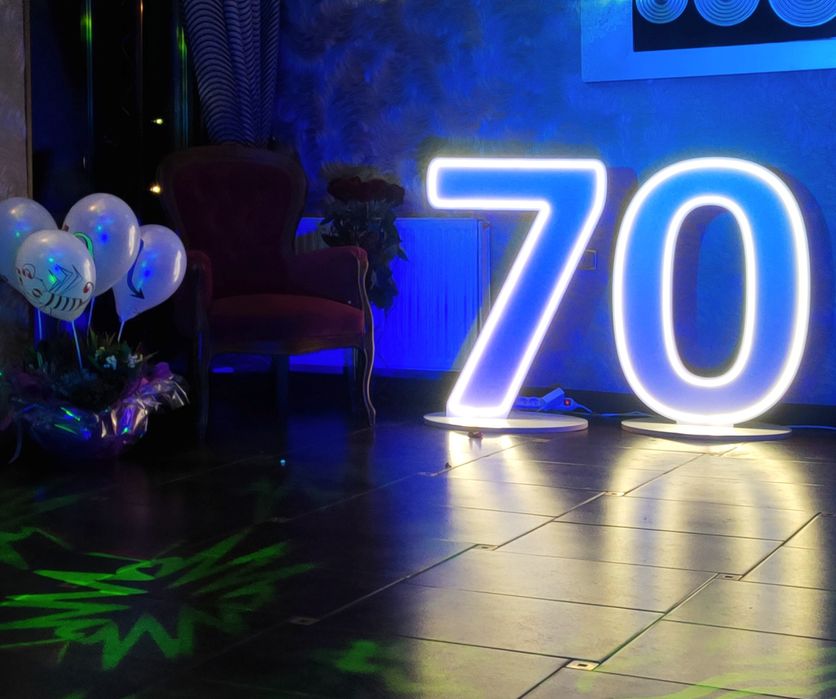 Cyfry LED  (90cm) - NOWOŚĆ Urodziny