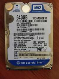 продам жорсткий диск 2.5" WD Blue 640Gb