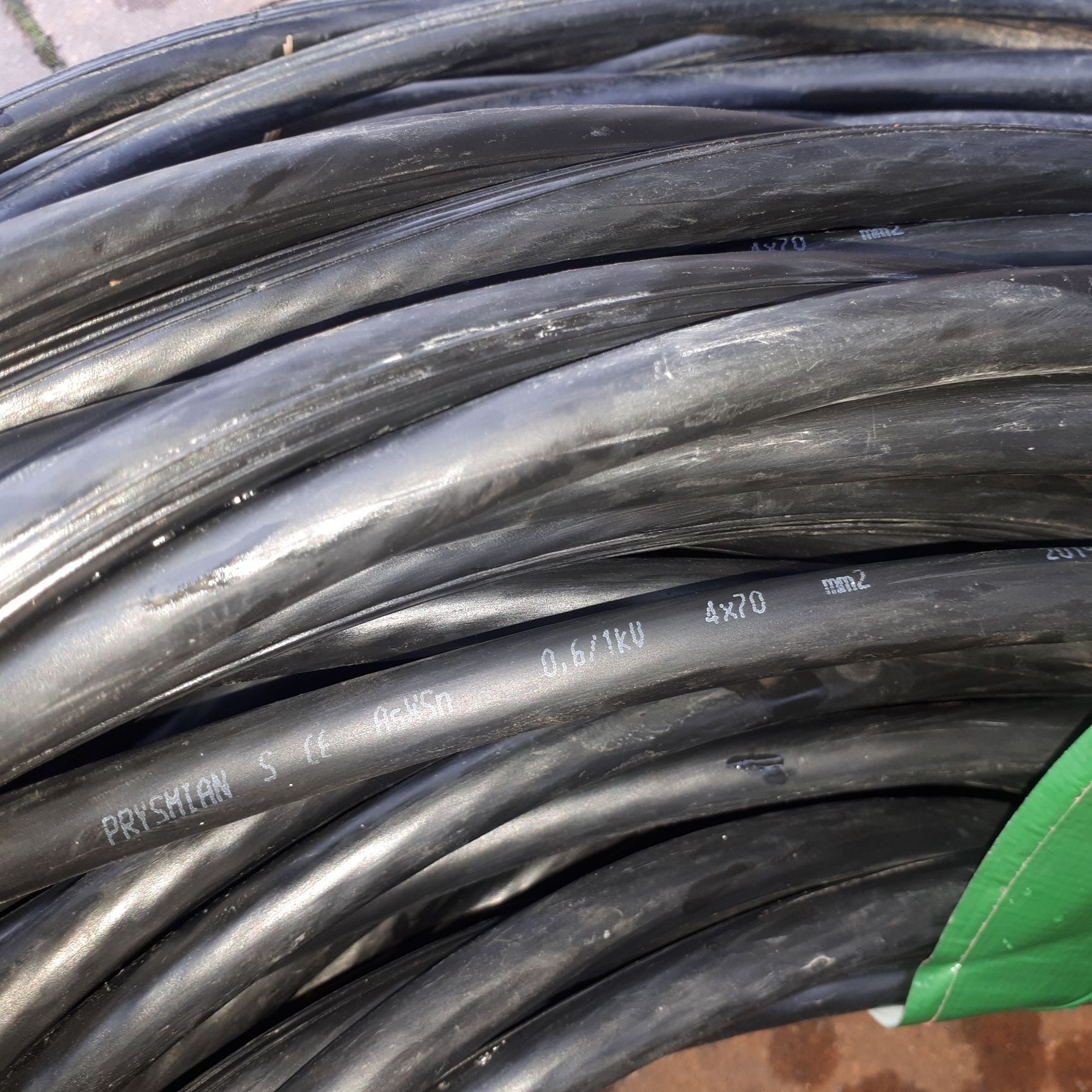 Kabel napowietrzny linka - 4x96 warkocz - 41 mb - aluminiowy