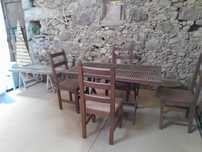 Mesa com 4 cadeiras