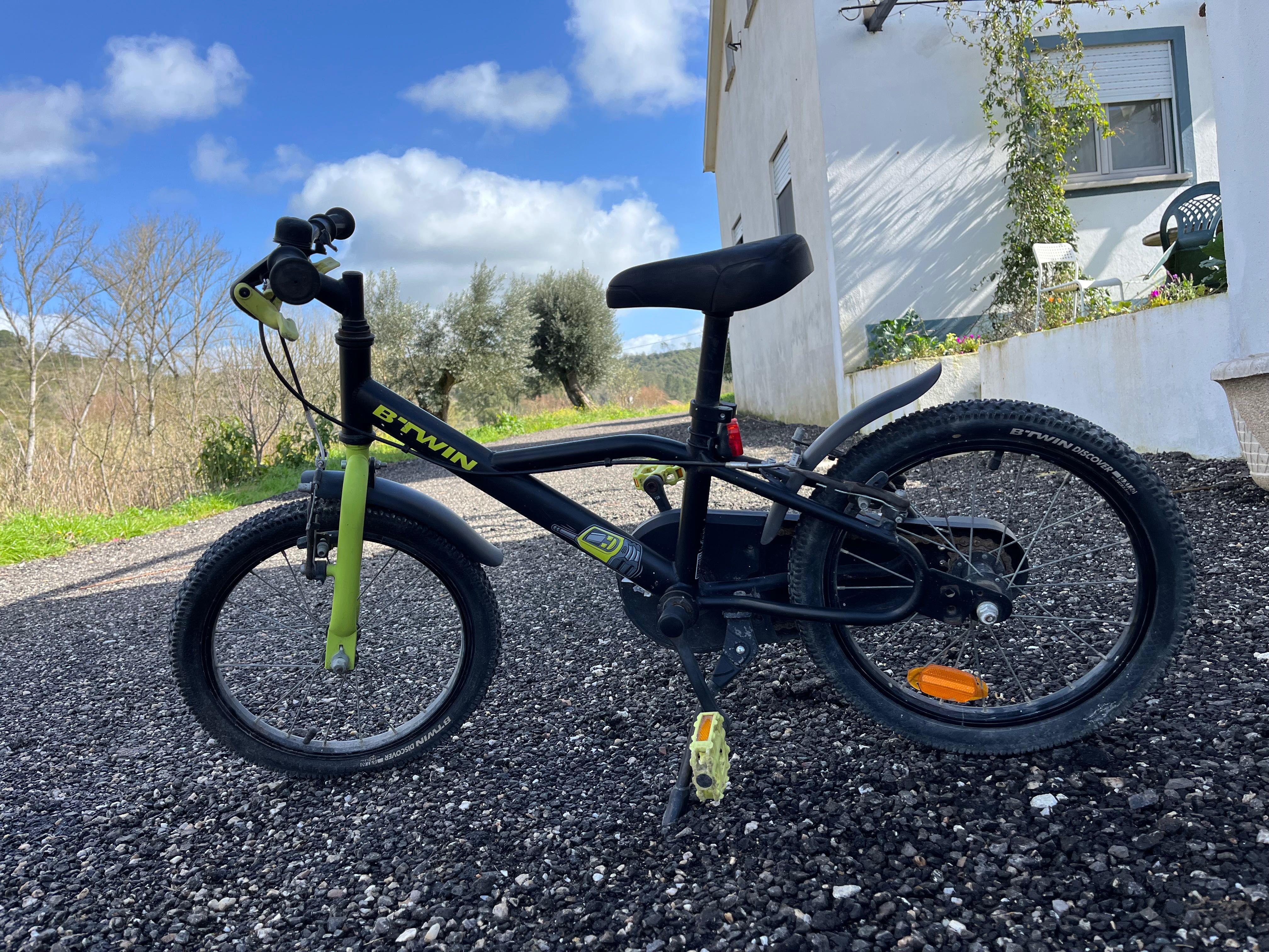 Bicicleta aro 16 decathlon criança