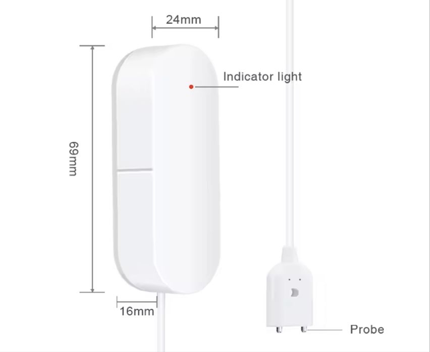 Sensor de Água Zigbee 3.0 Ewelink – Detector de Fugas e Inundações