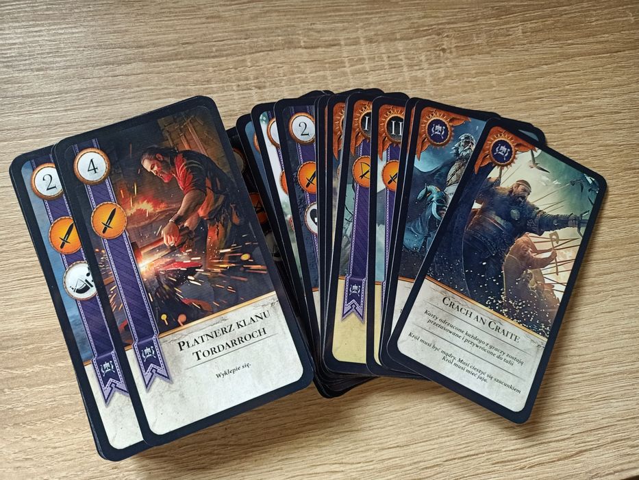 Wiedźmin 3 Gwint talia skellige 86 kart fakowska