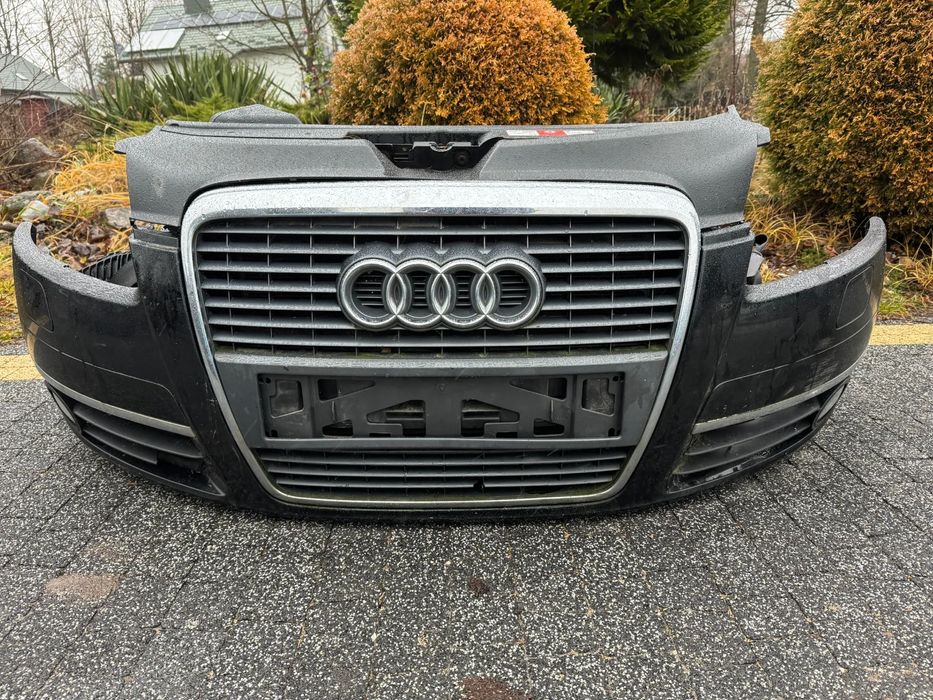 PRZÓD KOMPLETNY ZDERZAK PAS MASKA XENON AUDI A6 C6 LZ9Y