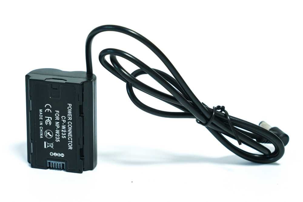 Пустишка для батареї CP-W235 Fujifilm XT4 муфта DC5.5*2,5 мм (1м)