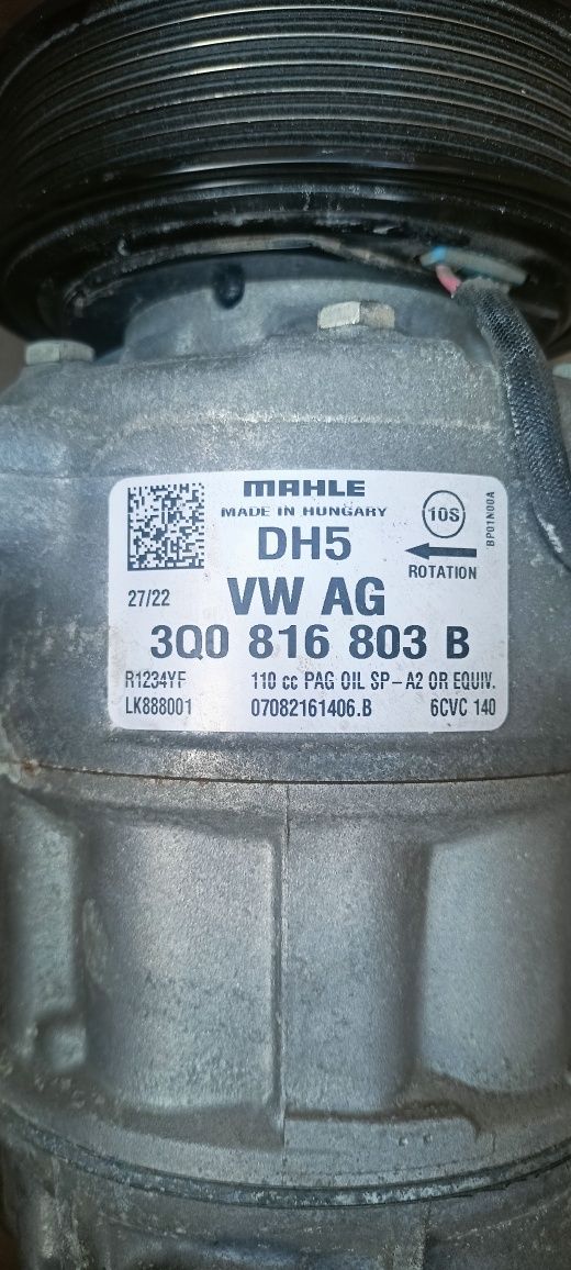 Kompresor klimatyzacji skoda