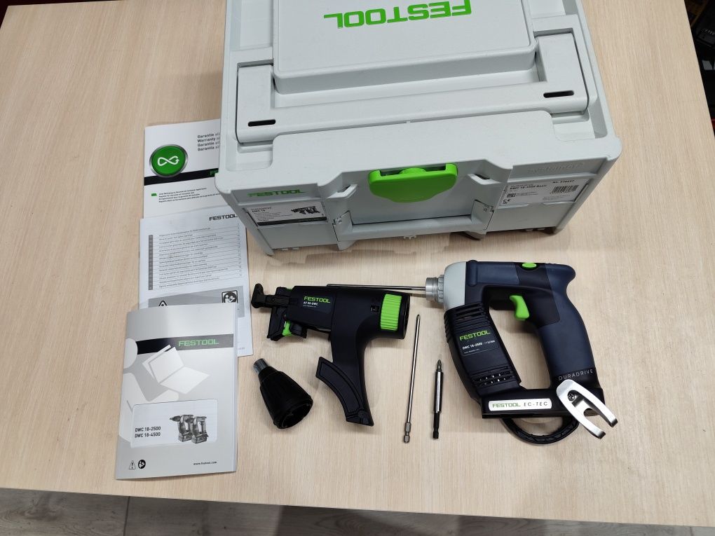 Festool DWC 18-2500 акумуляторний безщітковий шуруповерт стрічковий