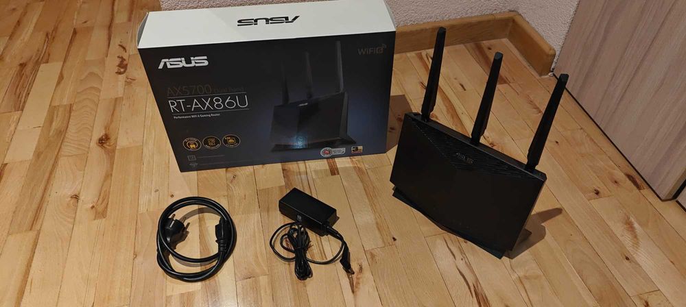 ASUS RT-AX86U  +  ASUS RT-AX55 , zestaw MESH