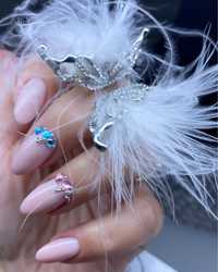 Paznokcie hybrydowe żelowe manicure japonski klasyczny