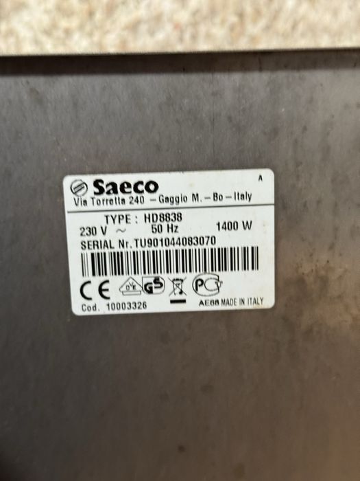 кавоварка saeco sintia