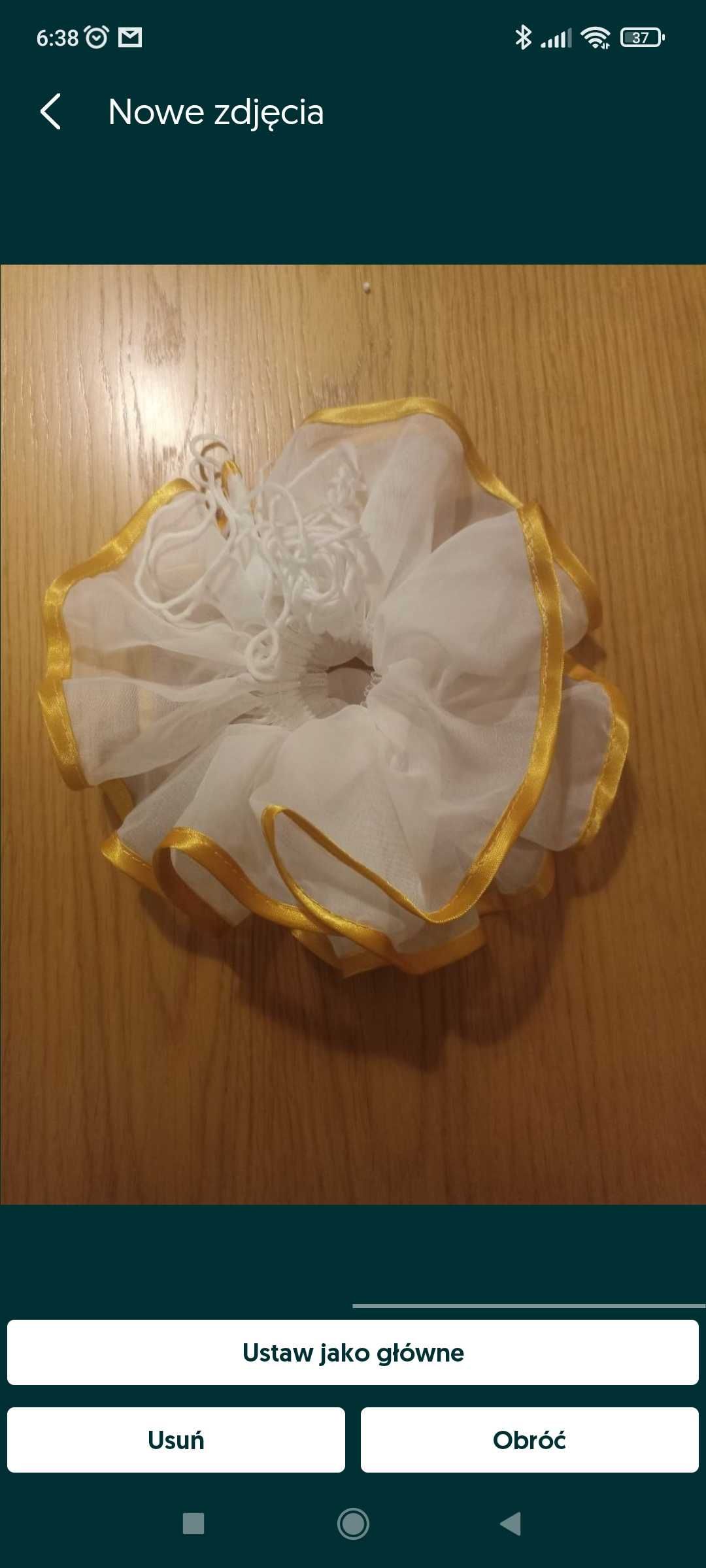 Firanka ozdoba upięcie