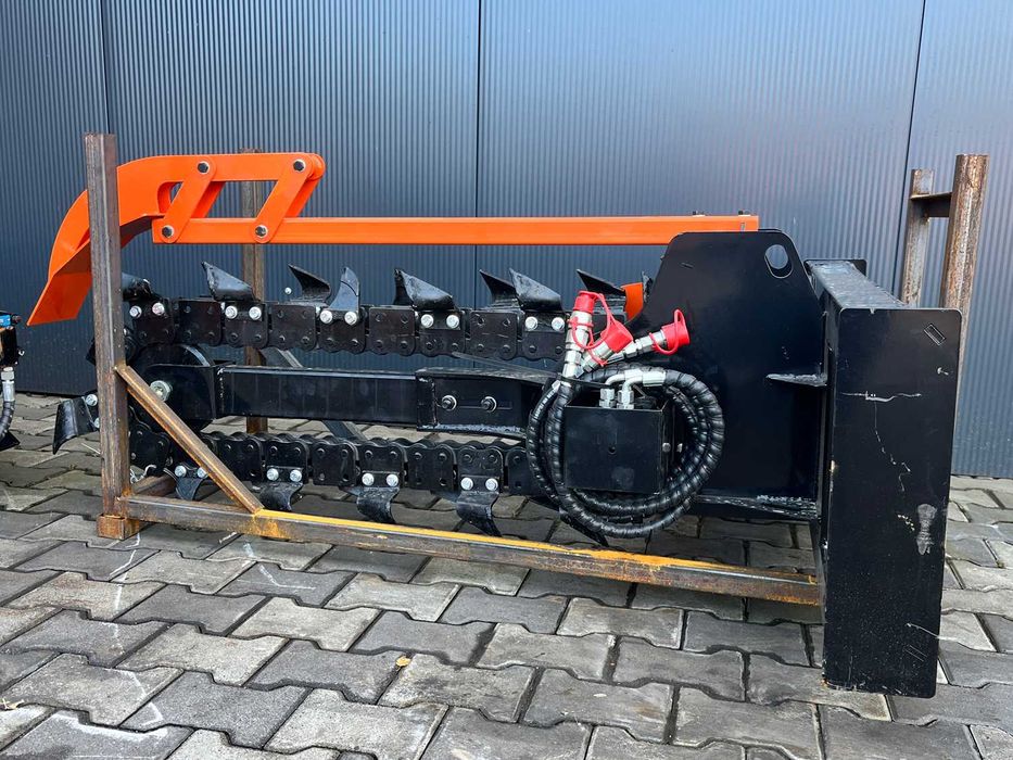 Piła trencher do drenażu do ładowarka burtowa skidsteer Captok CK-D39F
