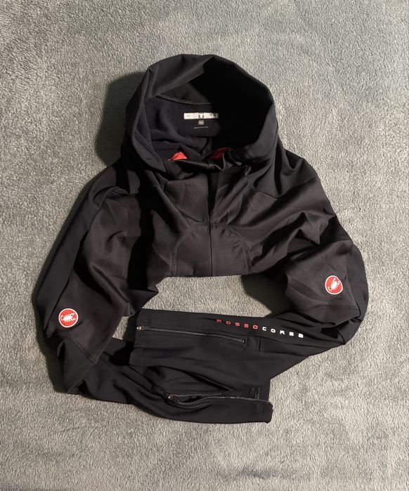 Spodnie rowerowe/kolarskie Castelli Sorpasso RoS Rosso Corsa