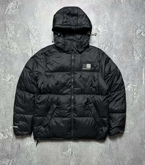 Пуховок Karrimor каримор 600 набивки на зиму, большой логотип,Trapstar