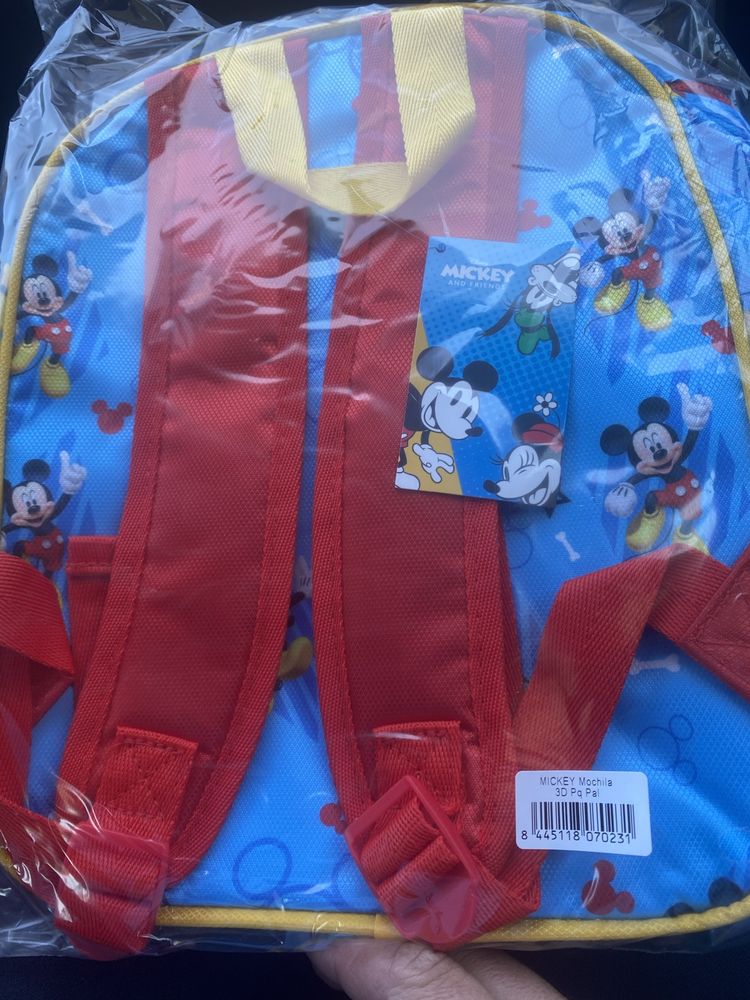 Mochila Disney Mickey e Pluto 3D