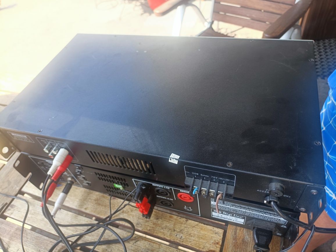 Wzmacniacz IMG stage line STA-225 2x350w monacor Behringer Pioneer 700